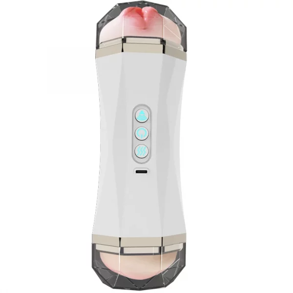 Masturbateur automatique à double tête pour hommes, appareil électrique pour adultes, jouet sexuel