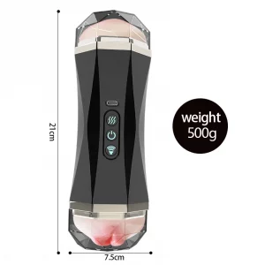 Masturbateur automatique à double tête pour hommes, appareil électrique pour adultes, jouet sexuel