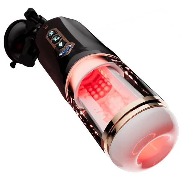Masturbateur automatique mains libres pour homme, jouet sexuel électrique télescopique pour adulte-4