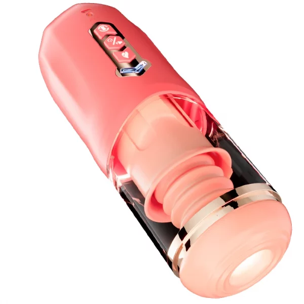 Masturbateur automatique mains libres pour homme, jouet sexuel électrique télescopique pour adulte-7