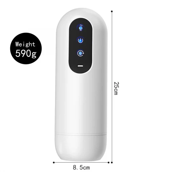 Masturbateur automatique télescopique et rotatif pour hommes, jouet pour adulte, poupée, article érotique