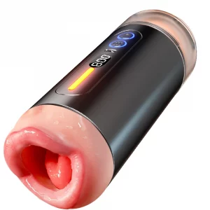 Masturbateur automatique télescopique pour homme, appareil d'entraînement du pénis, jouet sexuel pour adulte